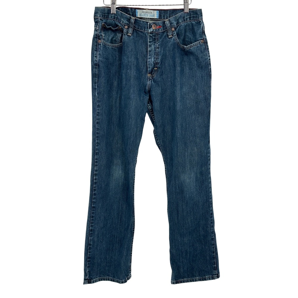 Wrangler Relaxed Bootcut Jeans Mens 32x32 Medium Wash‎ Classic Denim